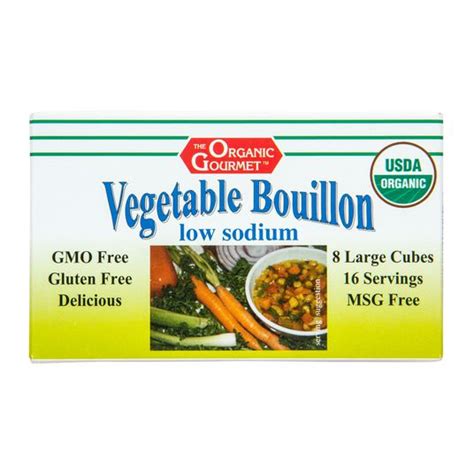 The Organic Gourmet Vegetable Bouillon Cubes, LS - Azure Standard