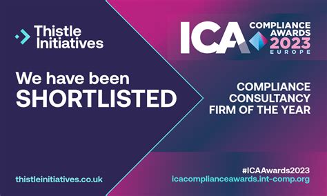 Thistle Initiatives Have Been Shortlisted In The 2023 Ica Compliance Awards