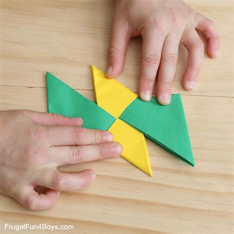 How to Fold Paper Ninja Stars