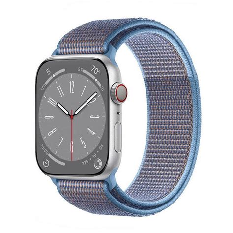 Nylon Armband Apple Watch 8 41mm Cerulean Elgiganten