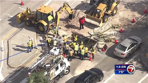 Boil Water Notice Issued After Water Main Break In Fort Lauderdale