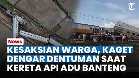 Kesaksian Warga Kaget Dengar Dentuman Saat Ka Turangga Dan Bandung