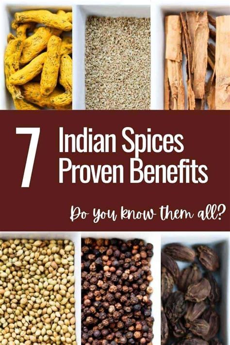 7 Indian Spices Proven Benefits - Do you know them? - Indian Kitchen ...