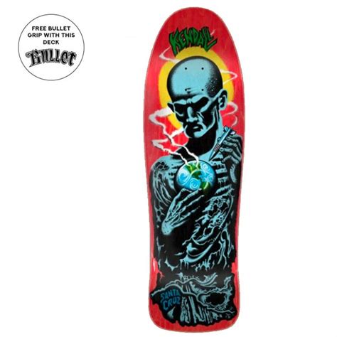 Kendall Atomic Man Reissue Deck Santa Cruz Decks Natterjacks