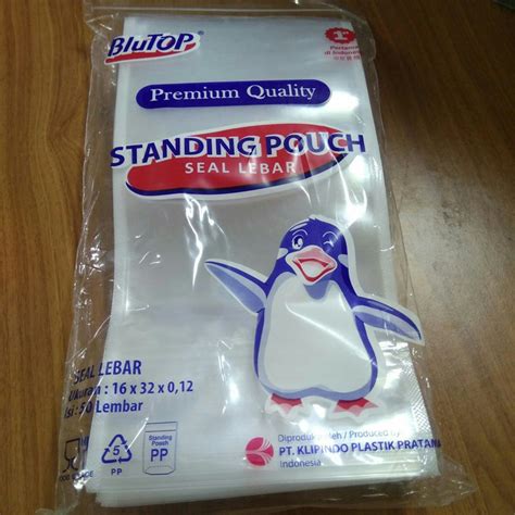 Jual Plastik Standing Up Pouch X Cm Klip Kemasan Bening Tebal