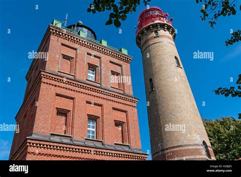 Old and new Lighthouses at Kap Cape Arkona on the Island of Rügen