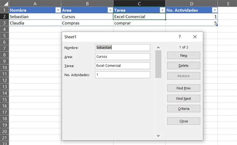 Tips Y Trucos Excel Principiantes Formularios Excel Sin Vba Hot Sex