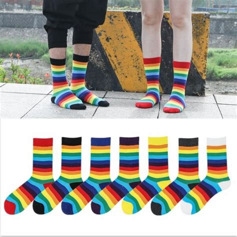 Calcetines de algodón arcoiris LGBT Tienda Online de artículos LGBT