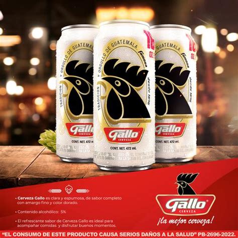 Gallo Cerveza En Lata Unidades Ml Oz Licor Cerveza Y