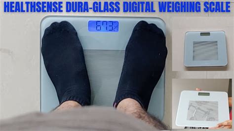 Healthsense Dura Glass Digital Personal Body Weighing Scale Ps115