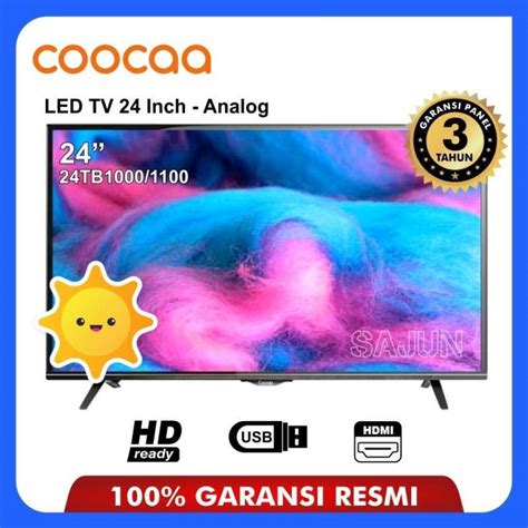 Jual LED TV COOCAA 24TB1000 24 INCH USB MOVIE HDMI TERBARU Di Seller