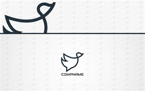 Modern And Creative Duck Logo For Sale Lobotz Ltd