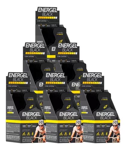 X Caixas Gel Energel Black Sach S Bodyaction Carbo Frete Gr Tis