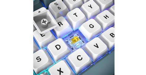 Buy Montech MK FY RGB Hot Swap Mech Keyboard Gateron G Pro Yellow MK FY PC Case Gear Australia
