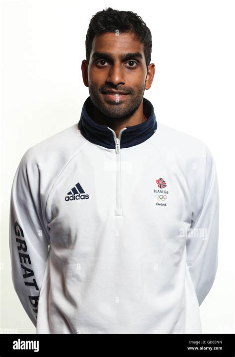 Team GB S Rajiv Ouseph Badminton During The Team GB Kitting Out