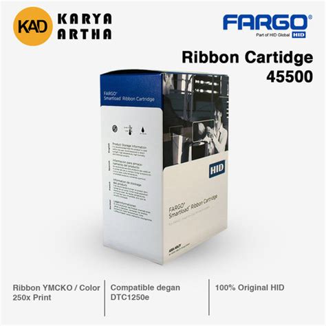 Jual Ribbon ID Card Printer Fargo DTC1250 Color YMCKO Warna 45500