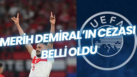 SONDAKİKA UEFA Merih Demiral a yaptığı Bozkurt işareti nedeniyle