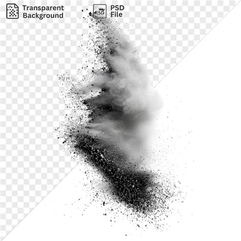 Premium Psd Psd Transparent Background Abstract Chalk Dust Vector