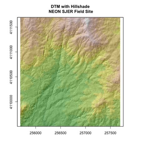 Introduction To Working With Raster Data In R Nsf Neon Open Data To