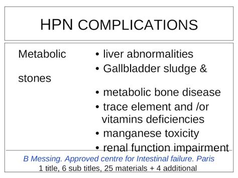 (PPT) HPN COMPLICATIONS Metabolic liver abnormalities Gallbladder ...