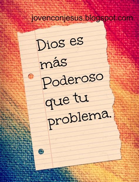 Dios Es Mas Grande Que Tu Problema Joven Con Jesús