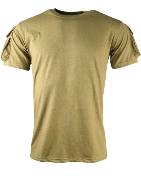 Tactical T Shirt Coyote Kombatuk