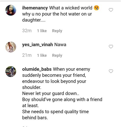 Lady Pours Hot Water On Her Daughters Boyfriend Photos Crime Nigeria