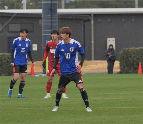 【u19日本代表】流通経大に勝利 佐藤龍之介、高岡伶颯、大関友翔、徳田誉、井上愛簾がゴール 日本代表写真ニュース 日刊スポーツ