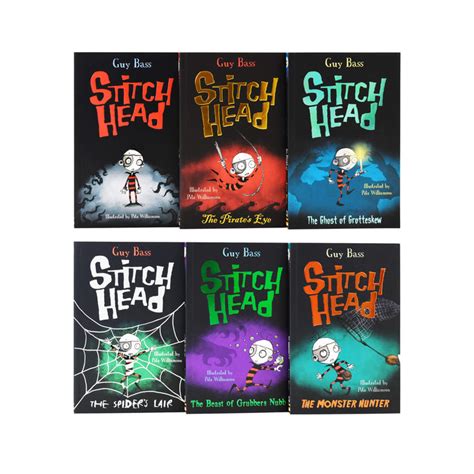 Stitch Head 6 Book Collection by Guy Bass - Ages 9-14 - Paperback ...