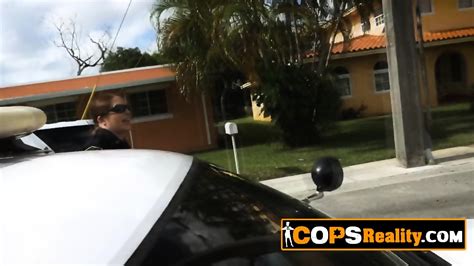 Black Criminal Is Pounding A MILF S Cunt After Being Arrested