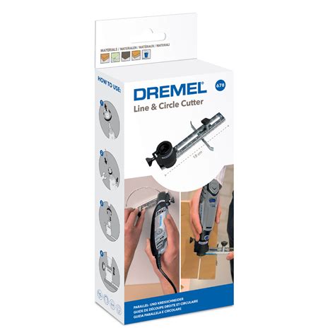 DREMEL ATTACHMENT LINE AND CIRCLE CUTTER 678 GLOBALL HARDWARE