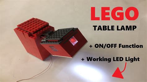 How To Build A Working Lego Table Lamp Moc Youtube