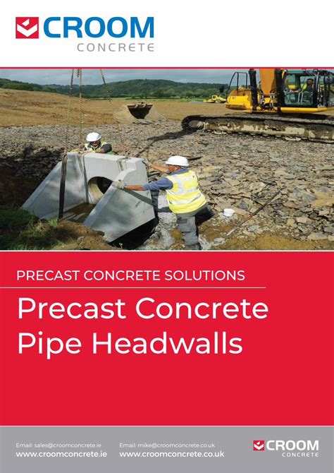 Pdf Precast Concrete Solutions Precast Concrete Pipe Headwalls