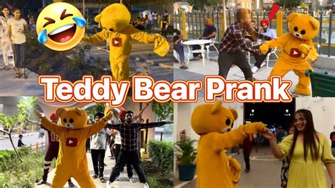 Teddy Bear Funny 😂dance In Public Irritating Cute Girls Funny