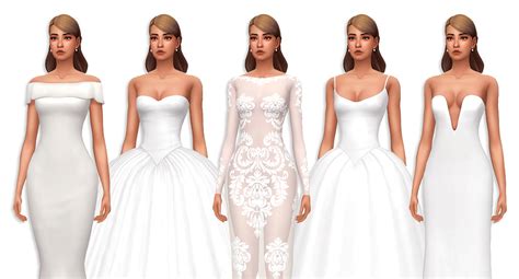 Sims 4 Wedding Dresses - The Wedding Need