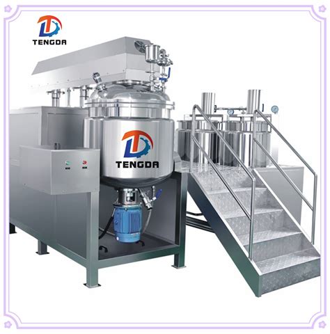 Lotion Facial Cream Vacuum Emulsifying Mixer Machine Cosmetics