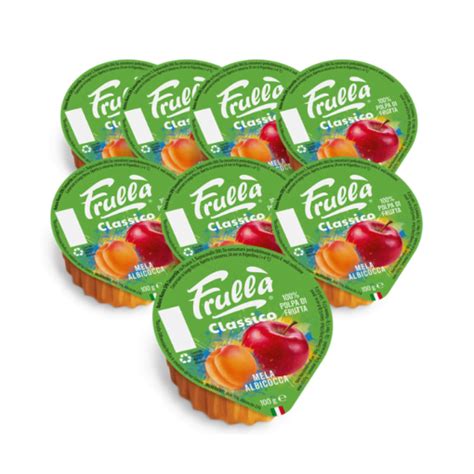 Polpa di frutta Mela Prugna 100g Pack 18 pezzi Frullà