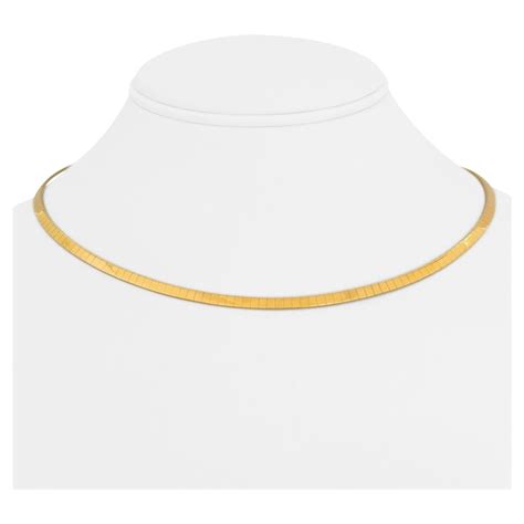 18 Karat Yellow Gold Ornate Custom Link Collar Necklace For Sale At 1stdibs