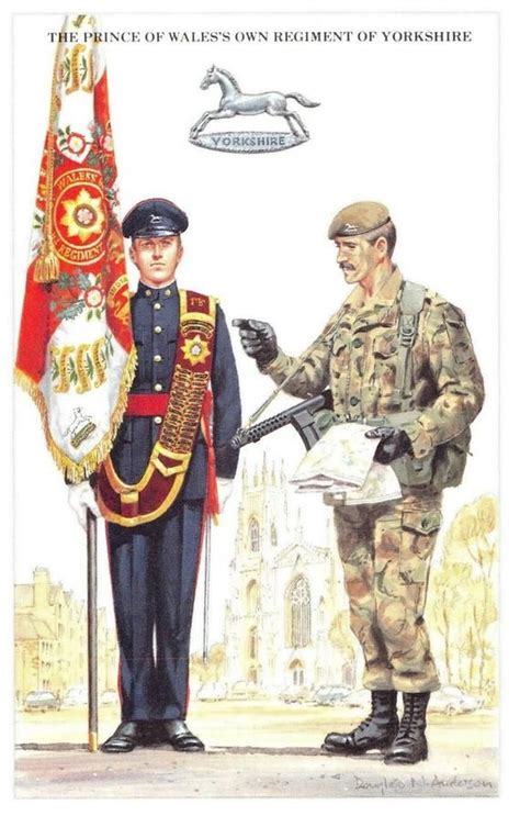 Postcard British Army Series No 34 Prince Of Wales S Own Etsy Artofit