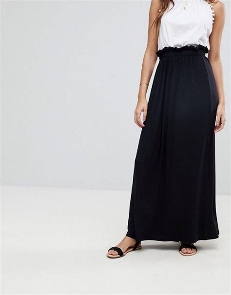 Asos Design Maxi Skirt With Paperbag Waist Asos Skirts Maxi Skirt Maxi