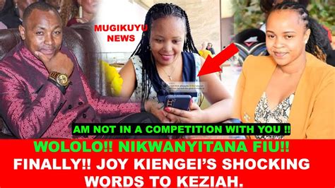 Keziah Kwisha Siezi Kimbizana Na Wewe Keziah Wa Kariuki Gutungio