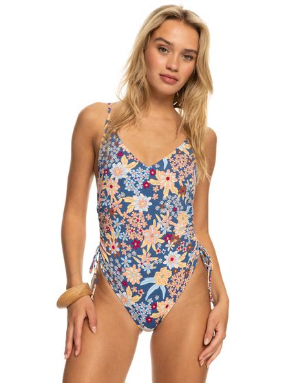 Womens Printed Beach Classics One Piece Swimsuit Roxy