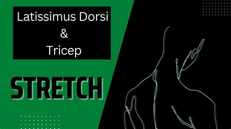 Latissimus Dorsi And Tricep Stretch Youtube