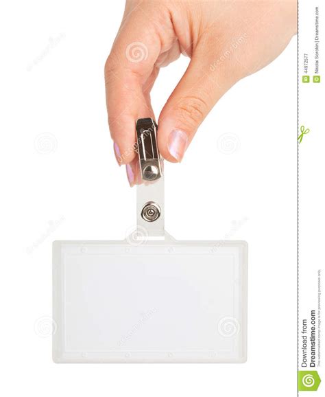 Hand With Badge Stock Image Image Of Giving Abstract 44972577