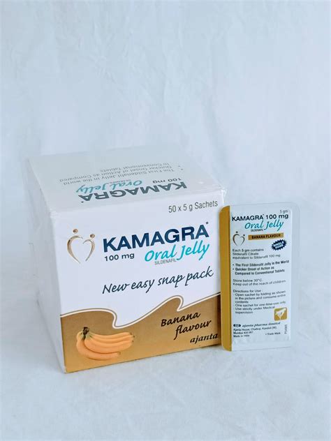 Kamagra Oral Jelly Banana 50 Gel Box Kamagraoioioi