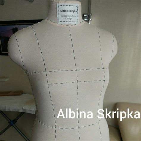 Манекен: разметка и размеры