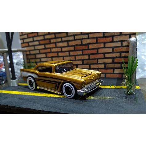 Chevy 57 Dourado Hot Wheels Loose Shopee Brasil