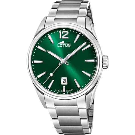 OROLOGIO LOTUS 18692 4 VERDE CINGHIA ACCIAIO INOSSIDABILE 316L UOMO