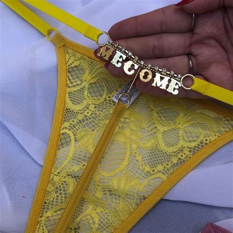 Calcinha Fio Dental Sexy Tanguinha Tanga Bijuteria Fio Letrinha A SETE CHAVES LINGERIE