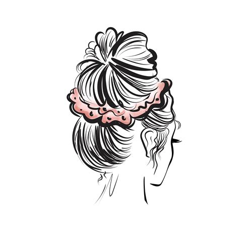 We - Lucy is modeling her favourite scrunchie in gorgeous light blue
